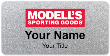 Custom name badges for Modells Sporting Goods