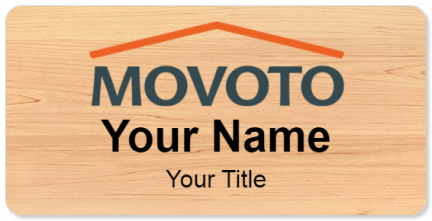 Custom name badges for Movoto Real Estate