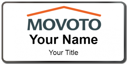 Custom name badges for Movoto Real Estate