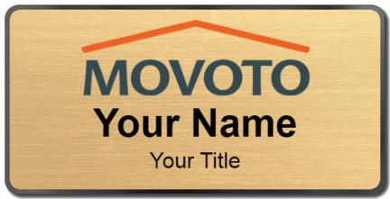 Custom name badges for Movoto Real Estate