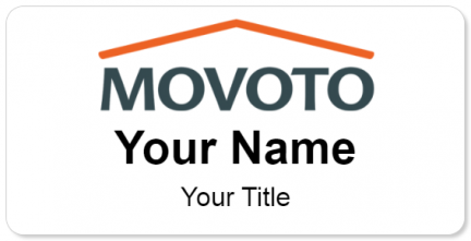 Custom name badges for Movoto Real Estate