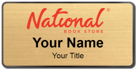Custom name badges for National Book Store