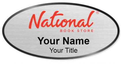 Custom name badges for National Book Store