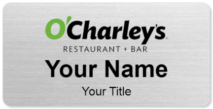 Custom name badges for O Charleys Restaurant Bar