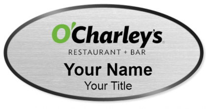 Custom name badges for O Charleys Restaurant Bar