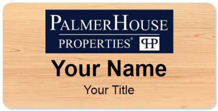 Custom name badges for Palmer House Properties