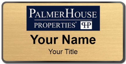 Custom name badges for Palmer House Properties