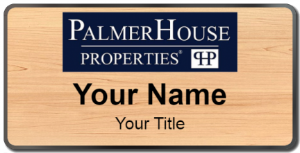 Custom name badges for Palmer House Properties