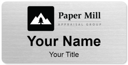 Custom name badges for Paper Mill Appraisal Group