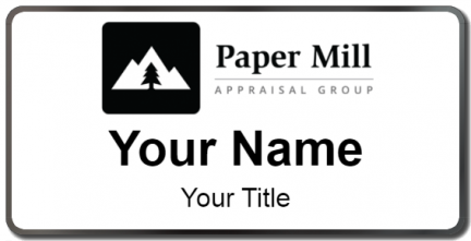 Custom name badges for Paper Mill Appraisal Group