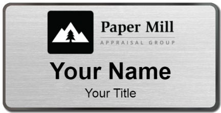 Custom name badges for Paper Mill Appraisal Group