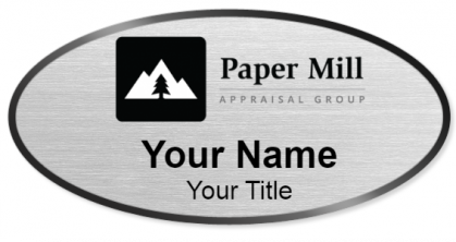 Custom name badges for Paper Mill Appraisal Group