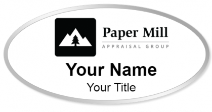Custom name badges for Paper Mill Appraisal Group