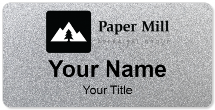 Custom name badges for Paper Mill Appraisal Group