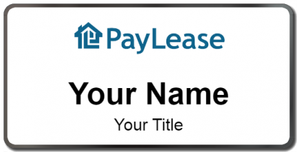 Custom name badges for Paylease