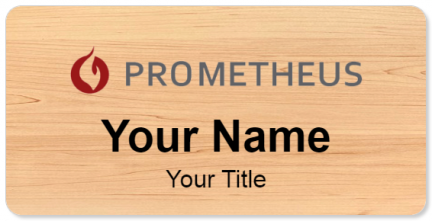 Custom name badges for Prometheus Real Estate Group