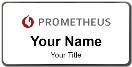 Custom name badges for Prometheus Real Estate Group