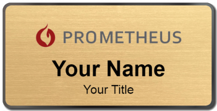 Custom name badges for Prometheus Real Estate Group