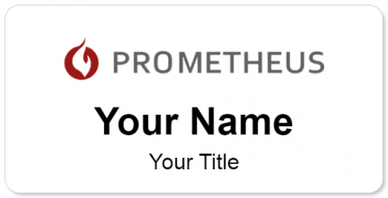 Custom name badges for Prometheus Real Estate Group