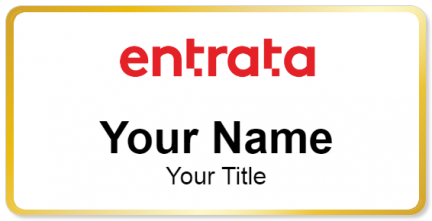 Custom name badges for Entrata