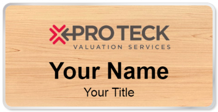Custom name badges for Pro Teck Valuation Services