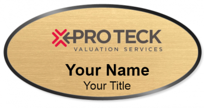 Custom name badges for Pro Teck Valuation Services