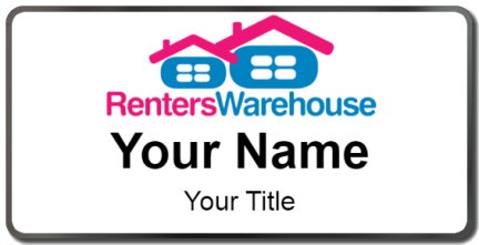 Custom name badges for Renters Warehouse