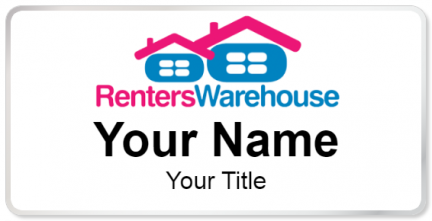Custom name badges for Renters Warehouse