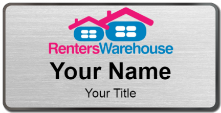 Custom name badges for Renters Warehouse