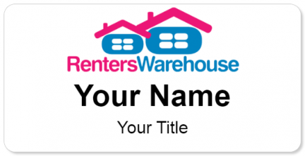 Custom name badges for Renters Warehouse