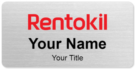 Custom name badges for Rentokil Pest Control