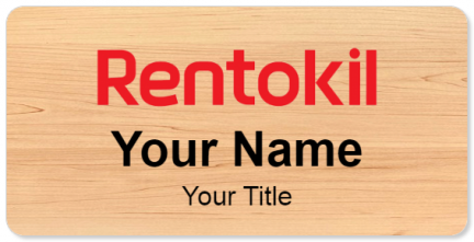 Custom name badges for Rentokil Pest Control