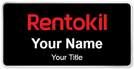 Custom name badges for Rentokil Pest Control