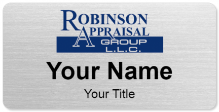 Custom name badges for Robinson Appraisal Group