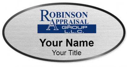Custom name badges for Robinson Appraisal Group