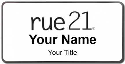 Custom name badges for rue21