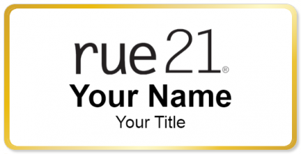 Custom name badges for rue21