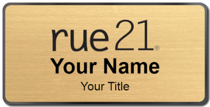 Custom name badges for rue21