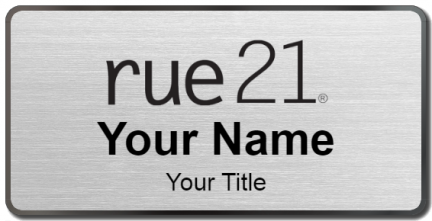 Custom name badges for rue21