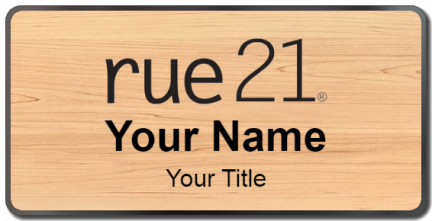 Custom name badges for rue21