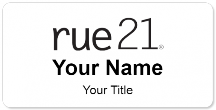 Custom name badges for rue21