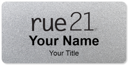 Custom name badges for rue21