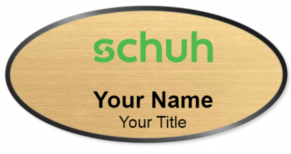 Custom name badges for Schuh