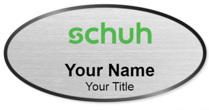 Custom name badges for Schuh