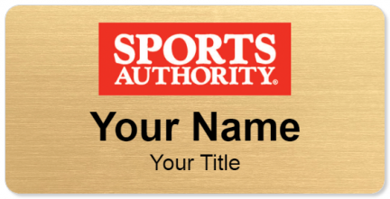 Custom name badges for Sports Authority