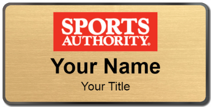 Custom name badges for Sports Authority