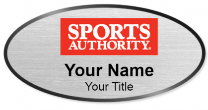 Custom name badges for Sports Authority