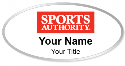 Custom name badges for Sports Authority