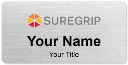 Custom name badges for Suregrip Shoes