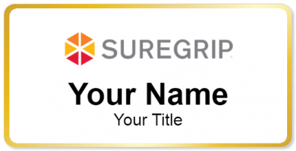 Custom name badges for Suregrip Shoes